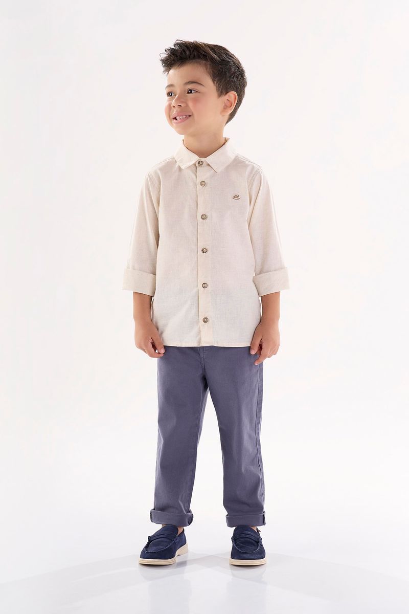 Calca-Infantil-em-Sarja-com-Elastano--Azul--Up-Baby