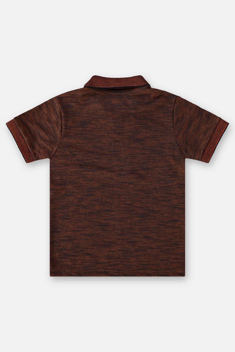 Camisa-Polo-Infantil-para-Menino--Marrom--Up-Baby
