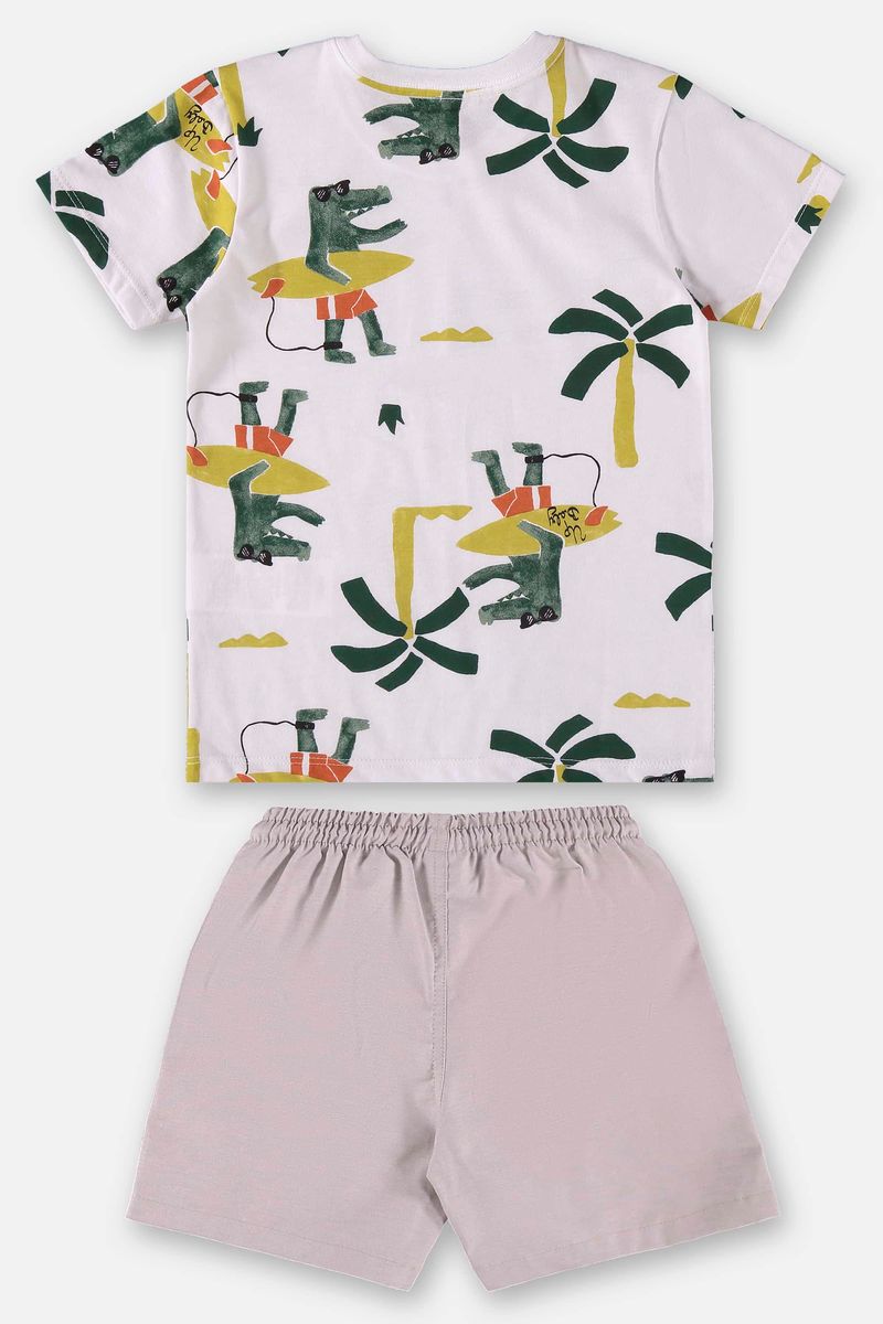 Conjunto-Infantil-Estampado-para-Meninos--Branco--Up-Baby