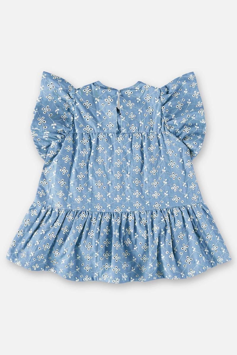 Vestido-para-Bebe-em-Tecido-Laise-Forrado--Azul--Up-Baby
