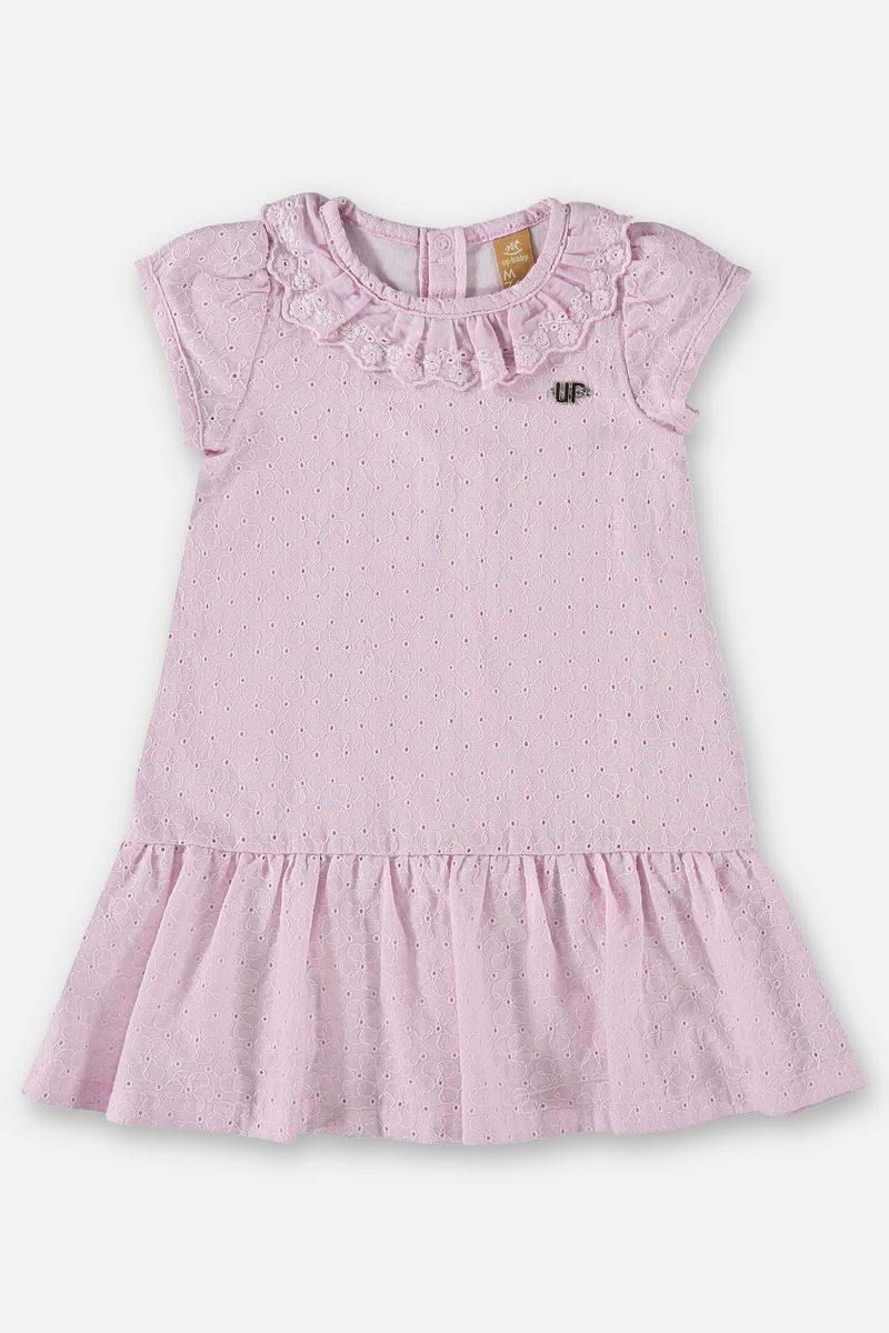 Vestido-para-Bebe-em-Tecido-Laise-Forrado--Roxo--Up-Baby