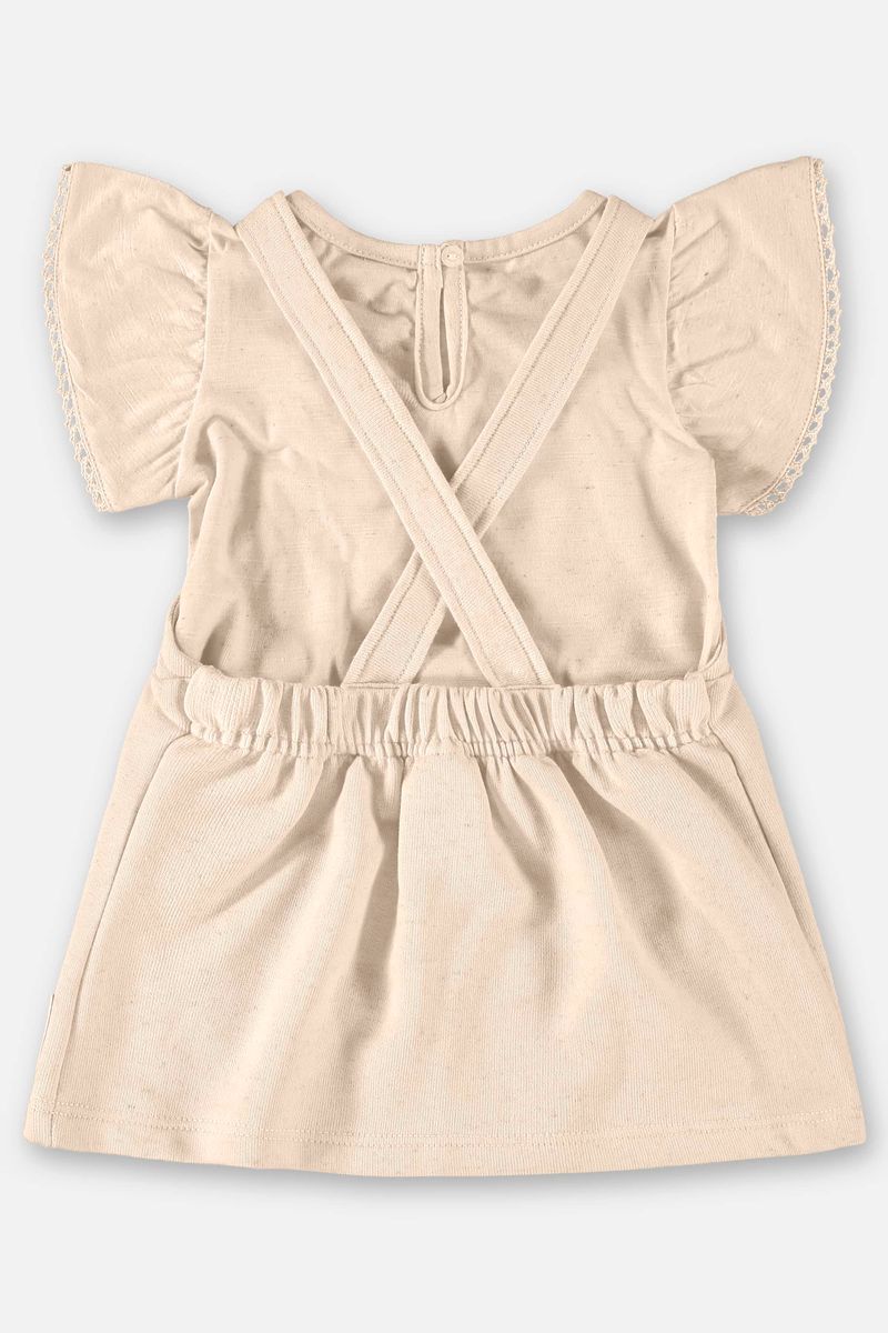 Conjunto-Body-e-Salopete-para-Bebe-Menina--Bege--Up-Baby