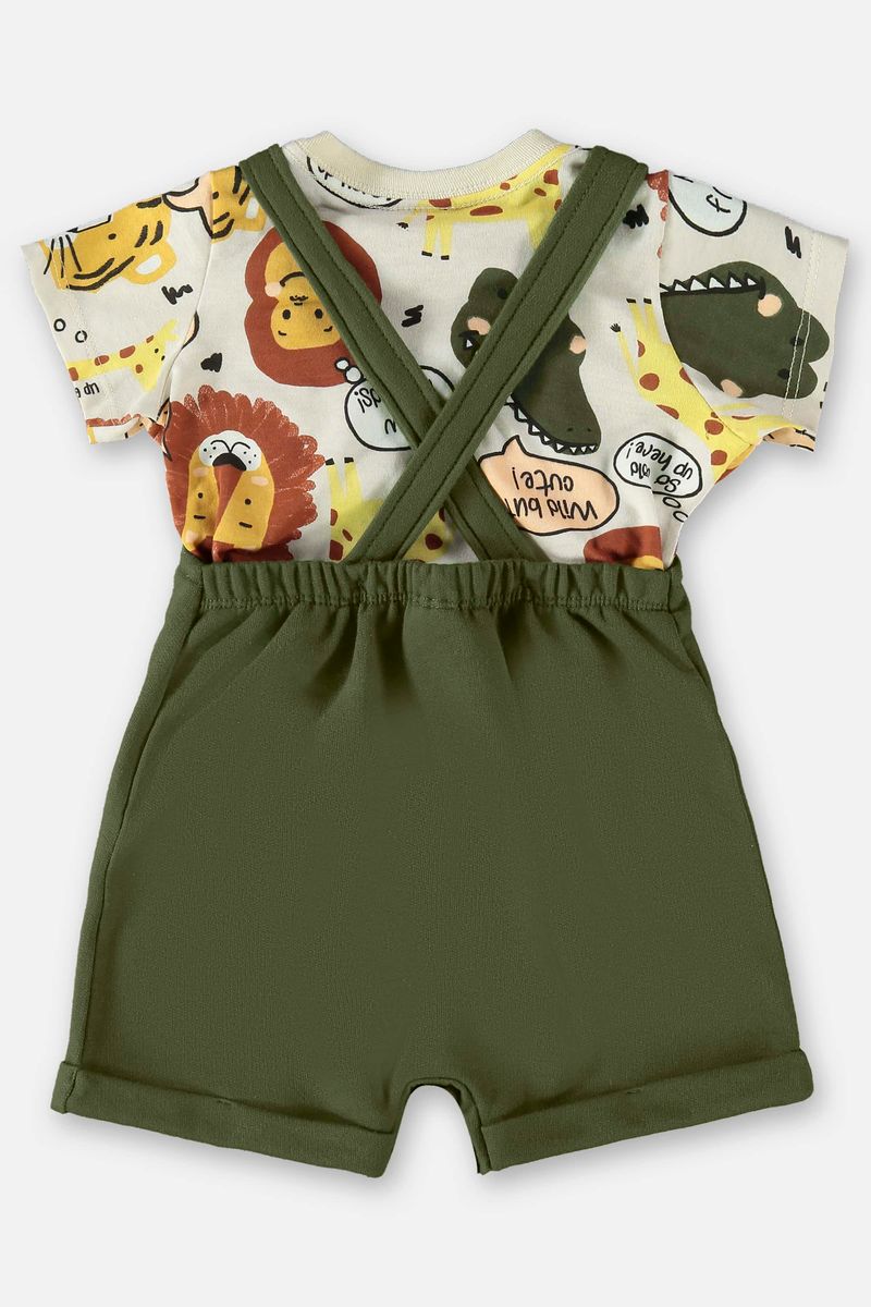 Conjunto-para-Bebe-Menino-com-Jardineira-e-Body--Verde--Up-Baby