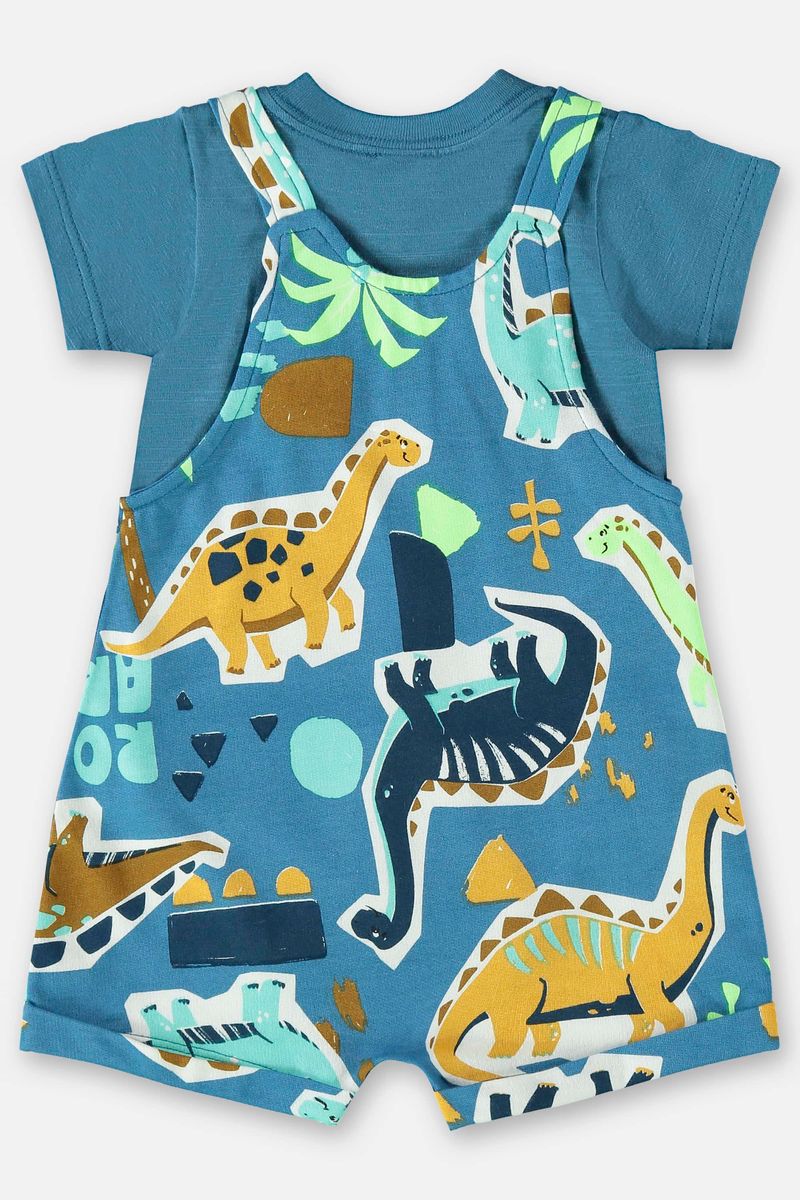 Conjunto-para-Bebe-Menino-com-Body-e-Jardineira--Azul--Up-Baby