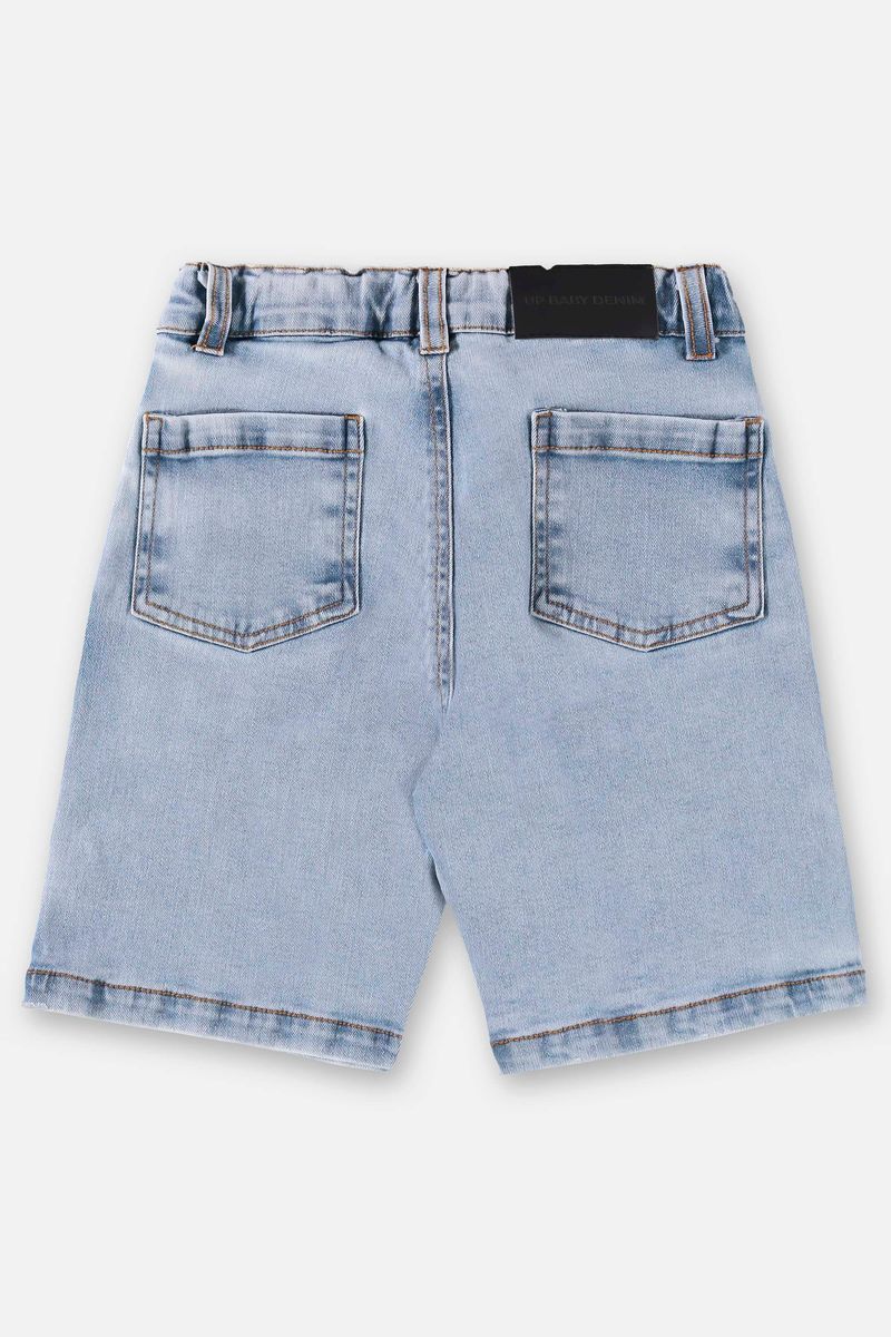 Bermuda-Infantil-para-Menino-em-Jeans--Azul--Up-Baby