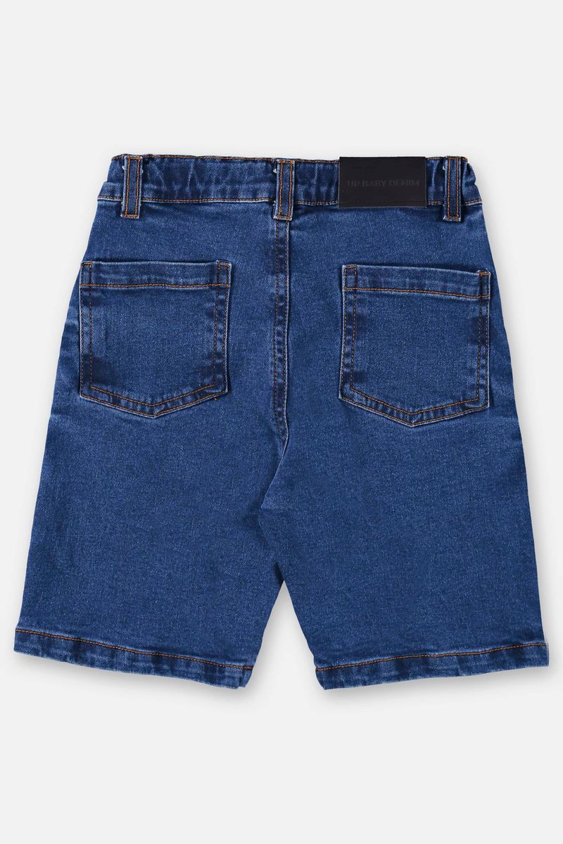 Bermuda-Jeans-Infantil-para-Menino--Azul-Marinho--Up-Baby