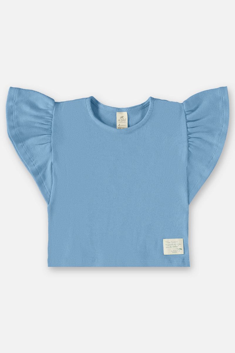 Conjunto-Infantil-Nature-para-Menina-com-Bata-e-Saia--Azul--Up-Baby