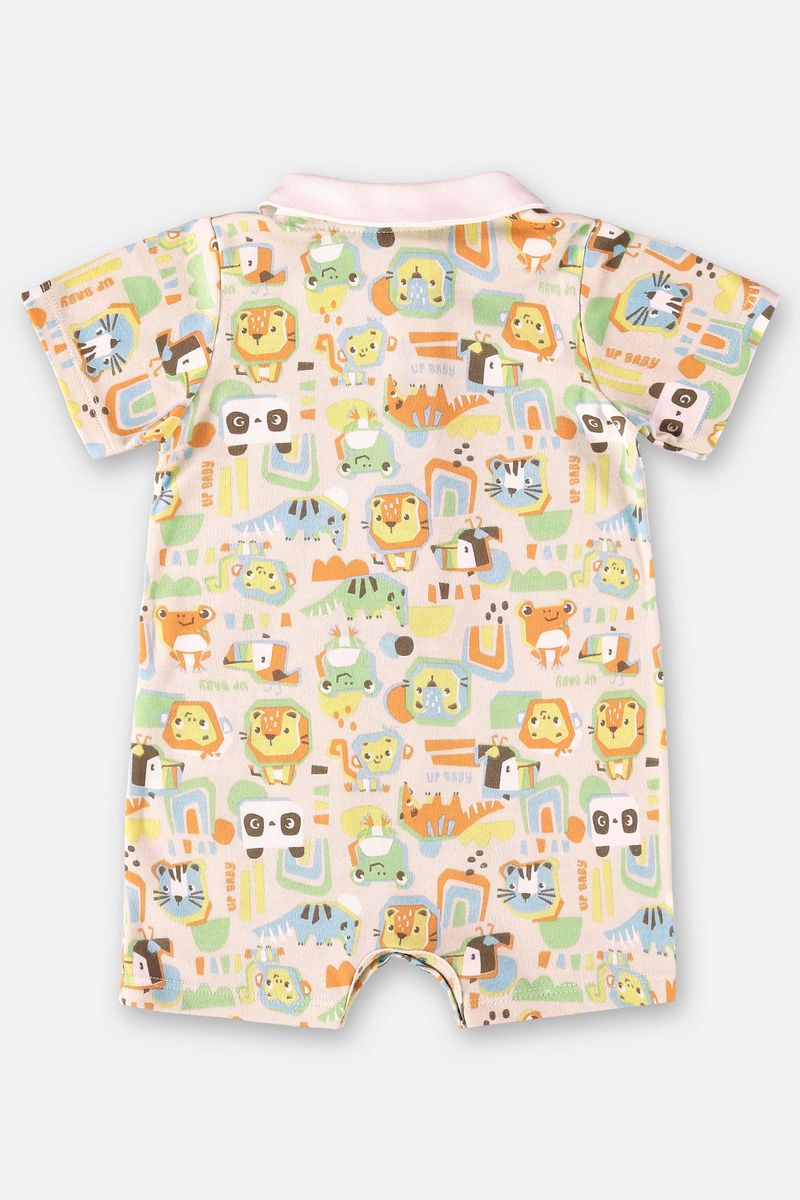 Macaquinho-Unissex-Comfy-para-Bebe-em-Suedine--Bege--Up-Baby