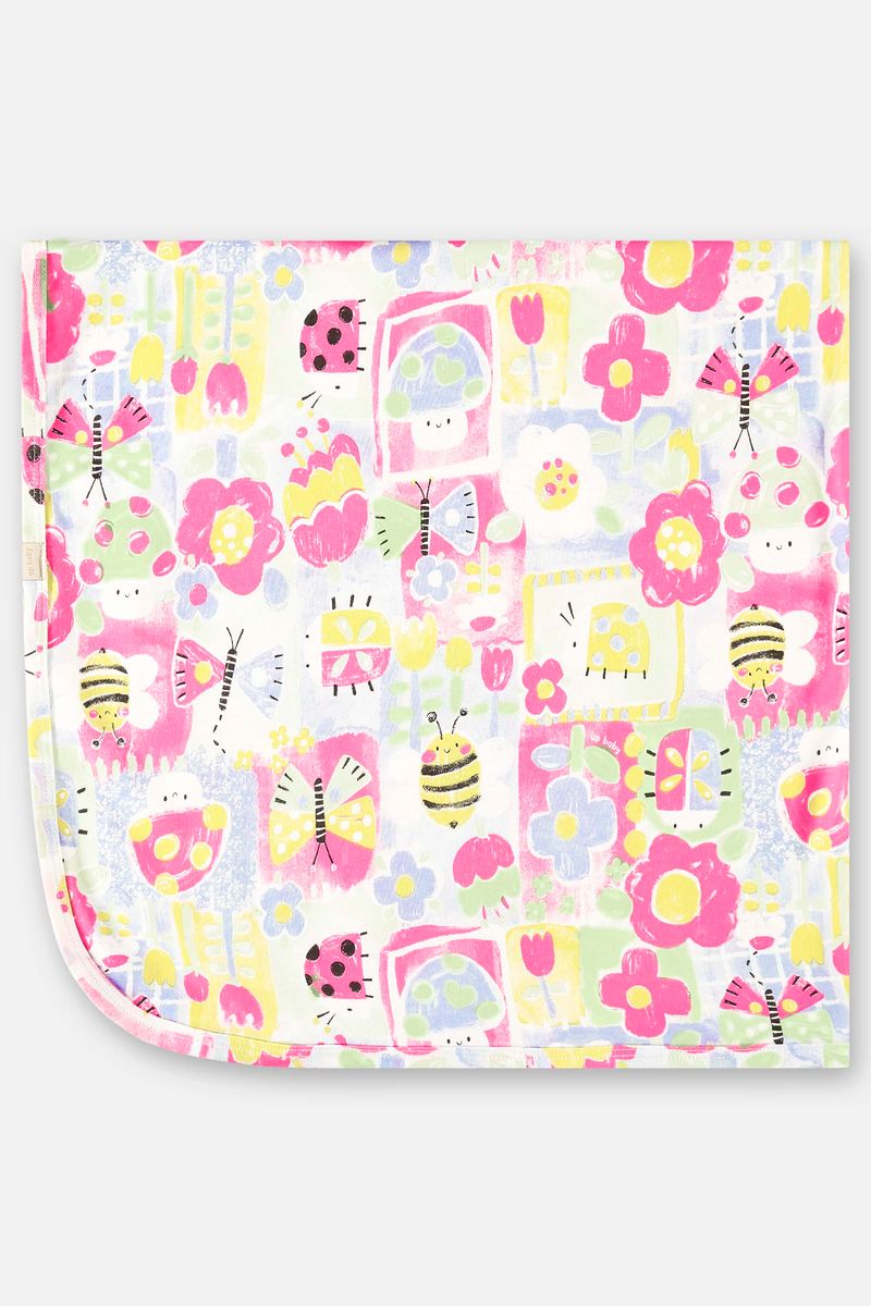Manta-Essentials-para-Bebe-Menina-em-Suedine--Branco--Up-Baby