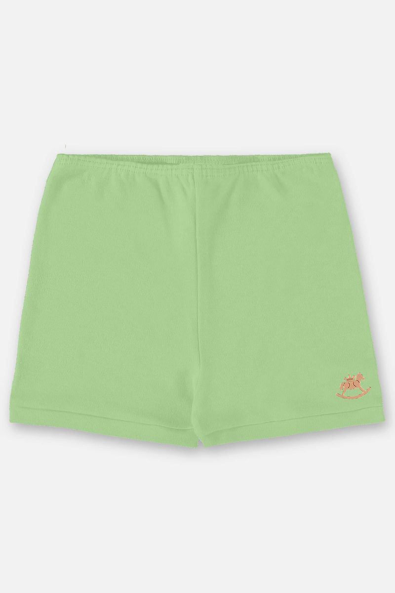 Short-Unissex-Essentials-Basico-para-Bebe--Verde--Up-Baby