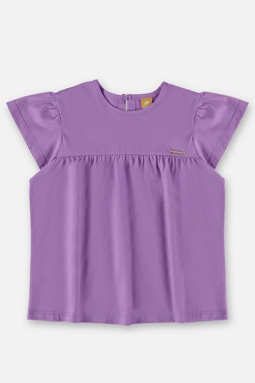 Bata Infantil Básica em Meia Malha (Roxo) Up Baby