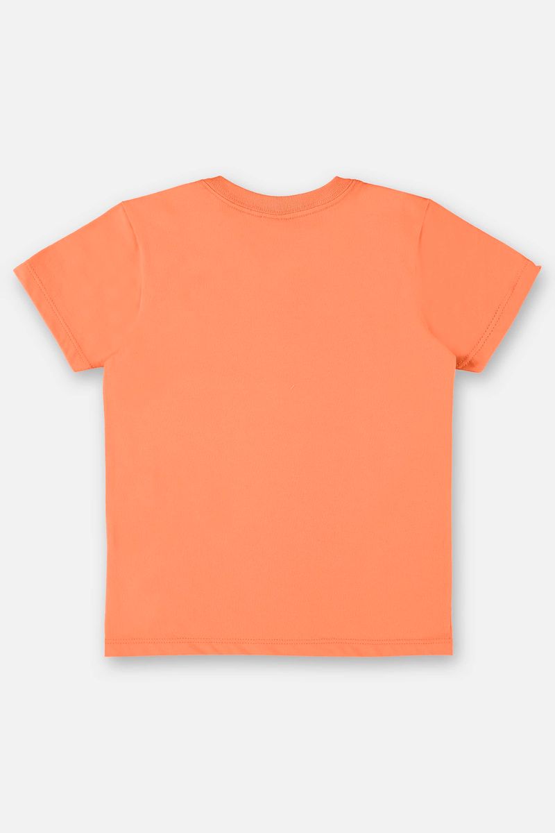 Camiseta-Manga-Curta-Basica-para-Meninos--Laranja--Up-Baby