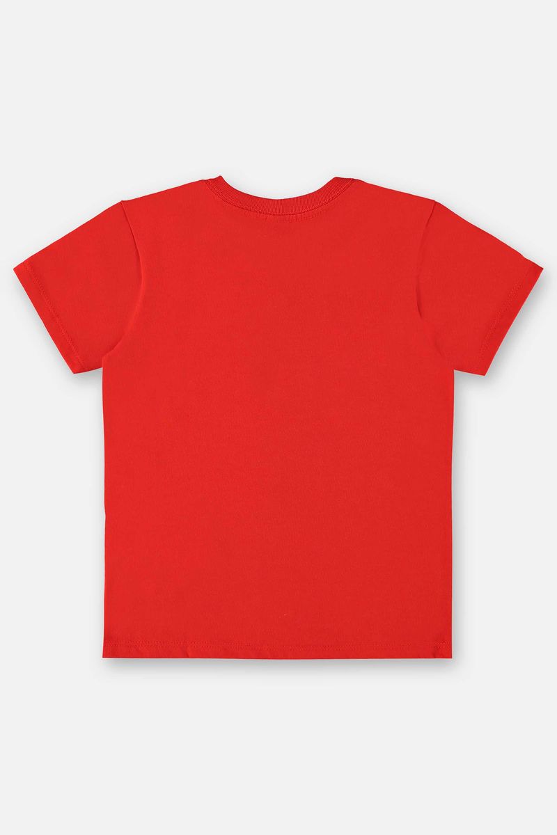 Camiseta-Manga-Curta-Basica-para-Meninos--Vermelho--Up-Baby