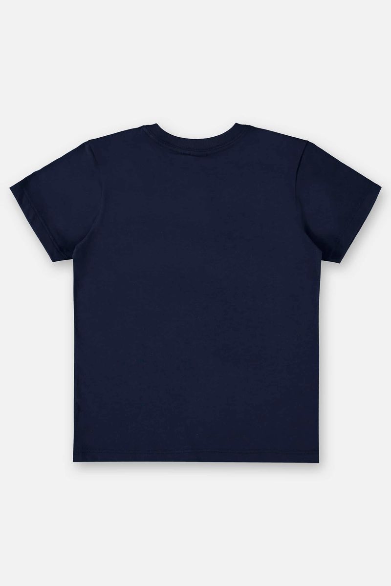 Camiseta-Manga-Curta-Basica-para-Meninos--Azul-Marinho--Up-Baby