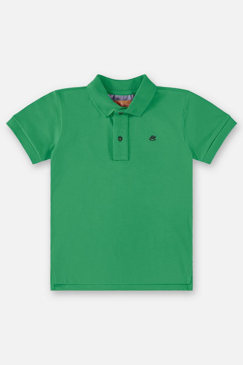 Camisa-Polo-Infantil-Basica-para-Meninos--Verde--Up-Baby