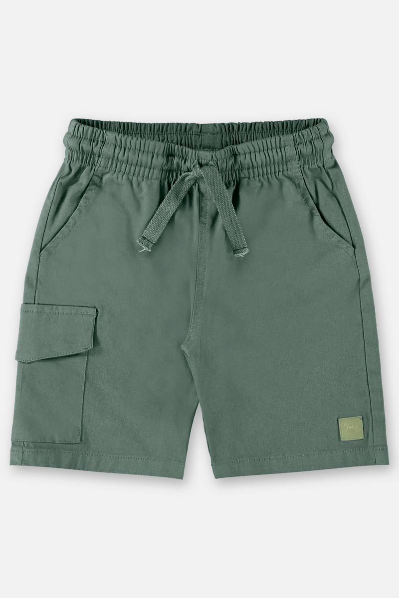 Bermuda-Basica-Infantil-para-Meninos-em-Sarja--Cinza--Up-Baby