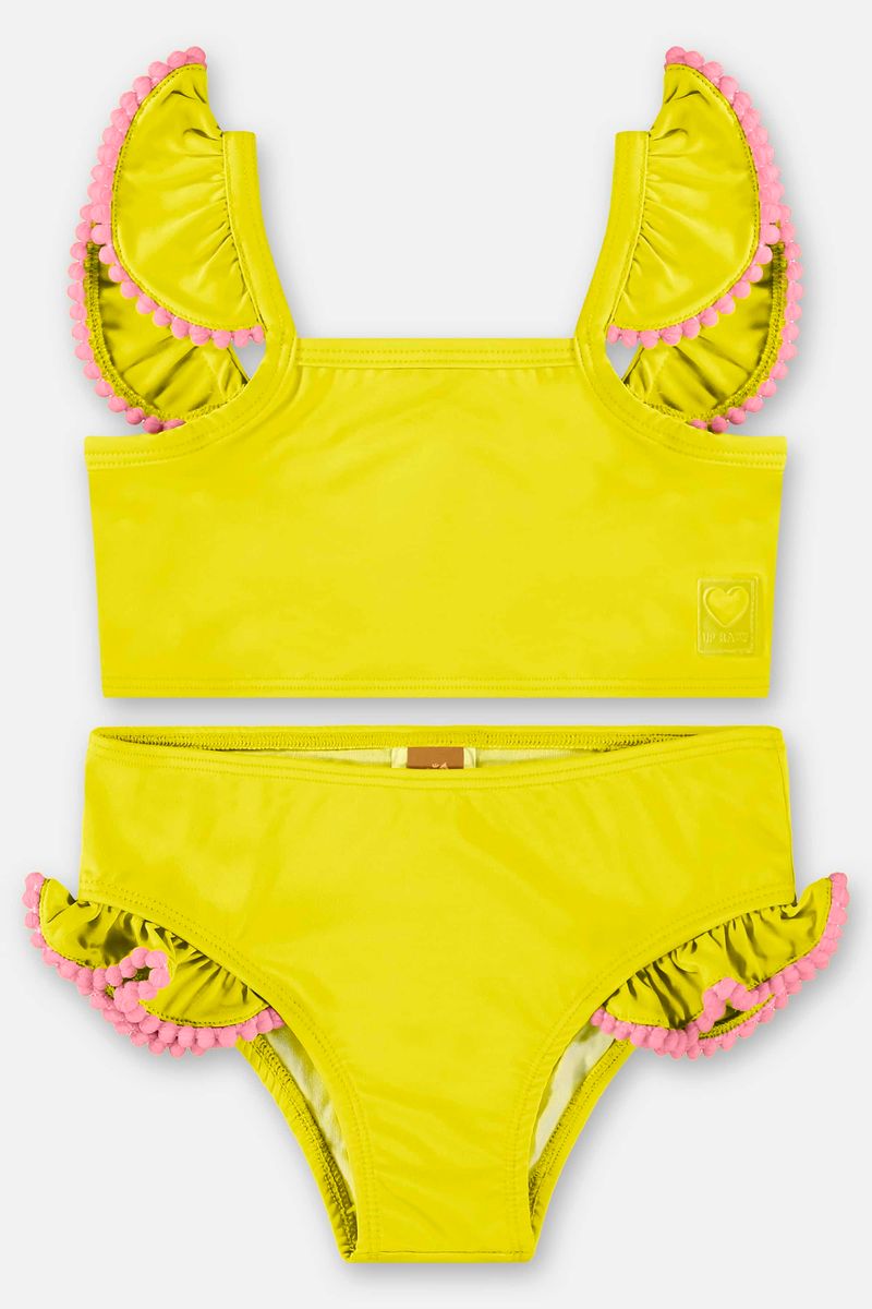 Biquini-Infantil-com-Top-e-Calcinha-FPS-50--Amarelo--Up-Baby