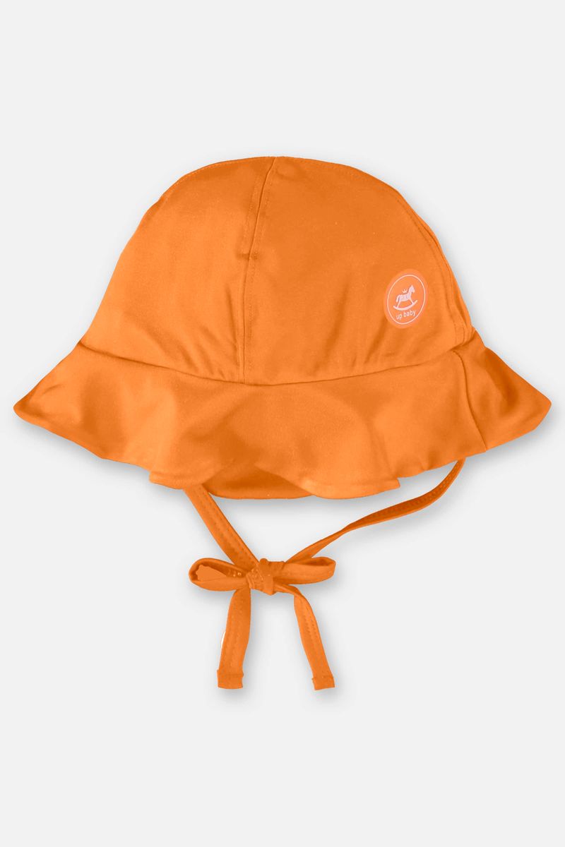 Chapeu-para-Bebe-Unissex-FPS-50--Laranja--Up-Baby