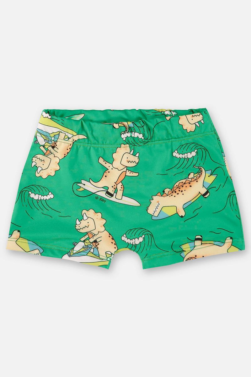 Sunga-Boxer-Infantil-Forrada-com-FPS-50--Verde--Up-Baby