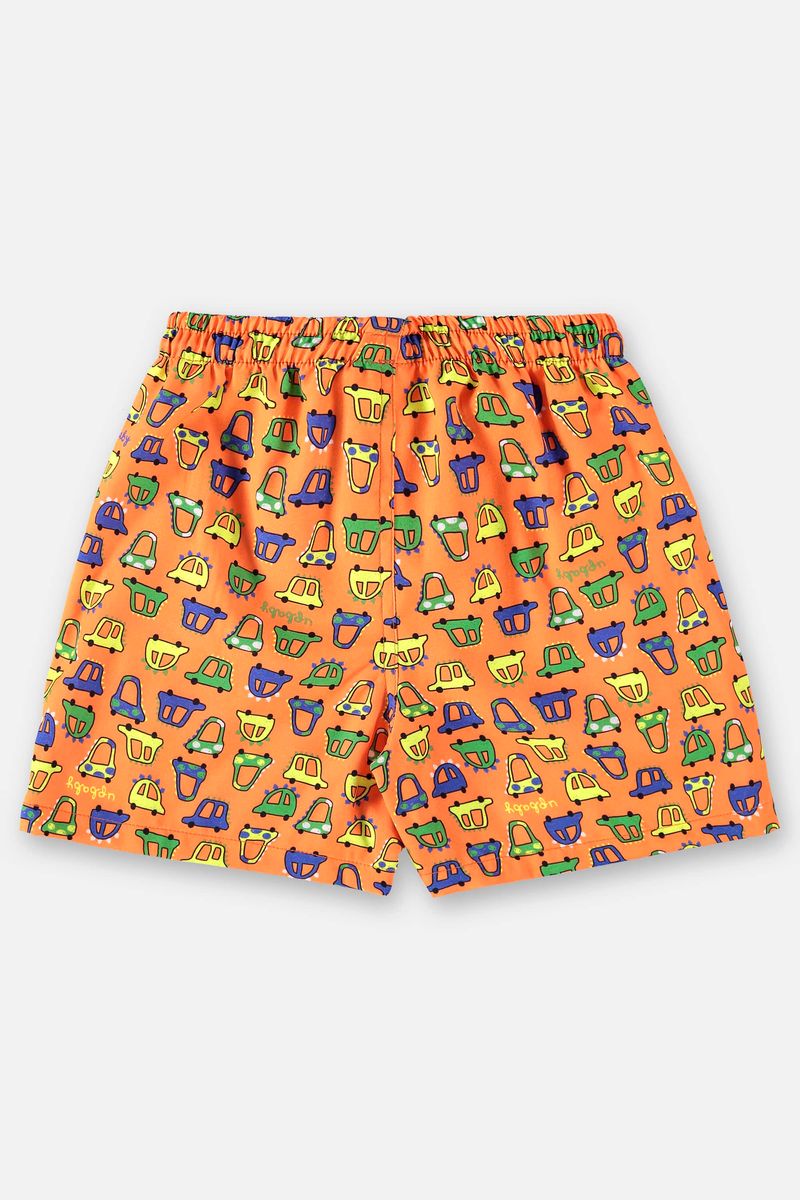 Short-Infantil-para-Menino-em-Microfibra--Laranja--Up-Baby