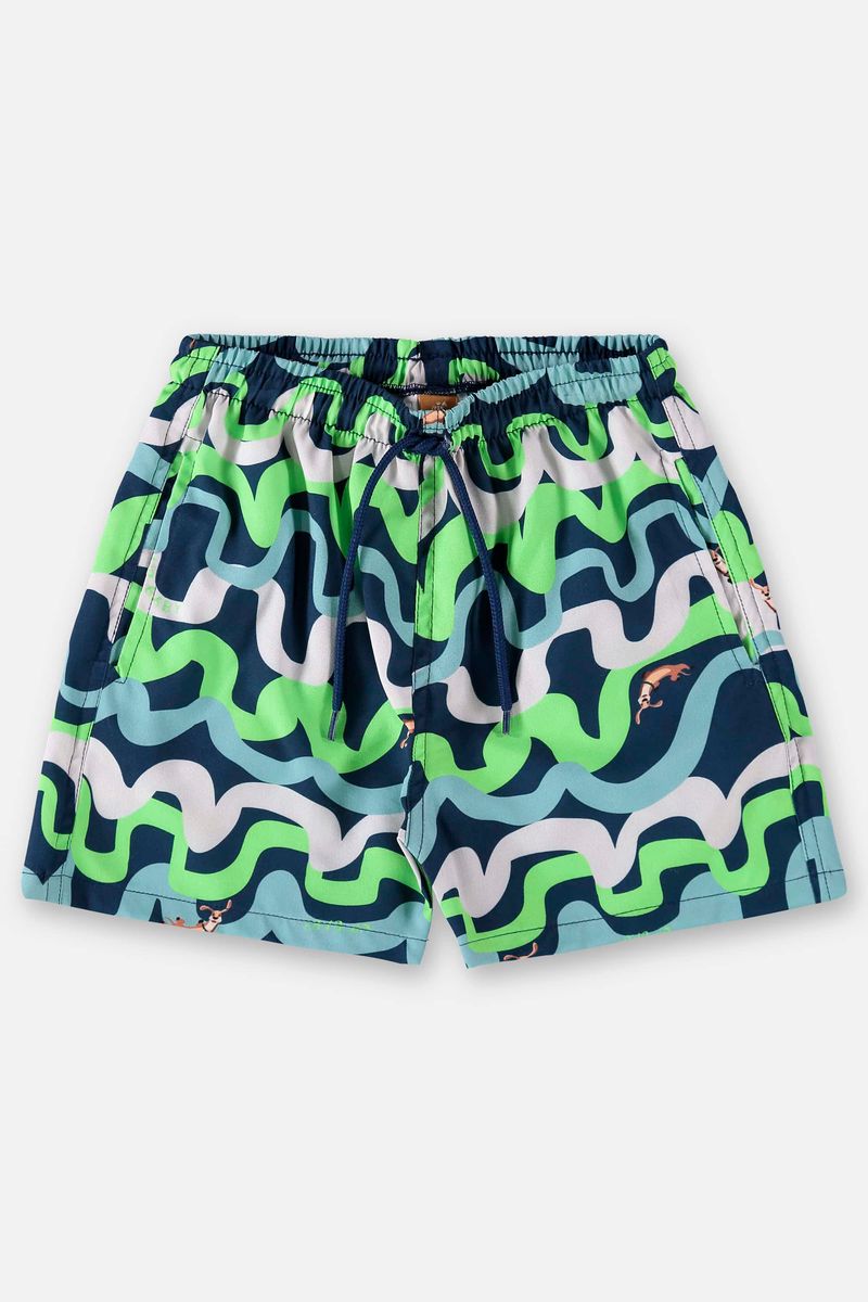 Short-Infantil-para-Menino-em-Microfibra--Azul-Marinho--Up-Baby