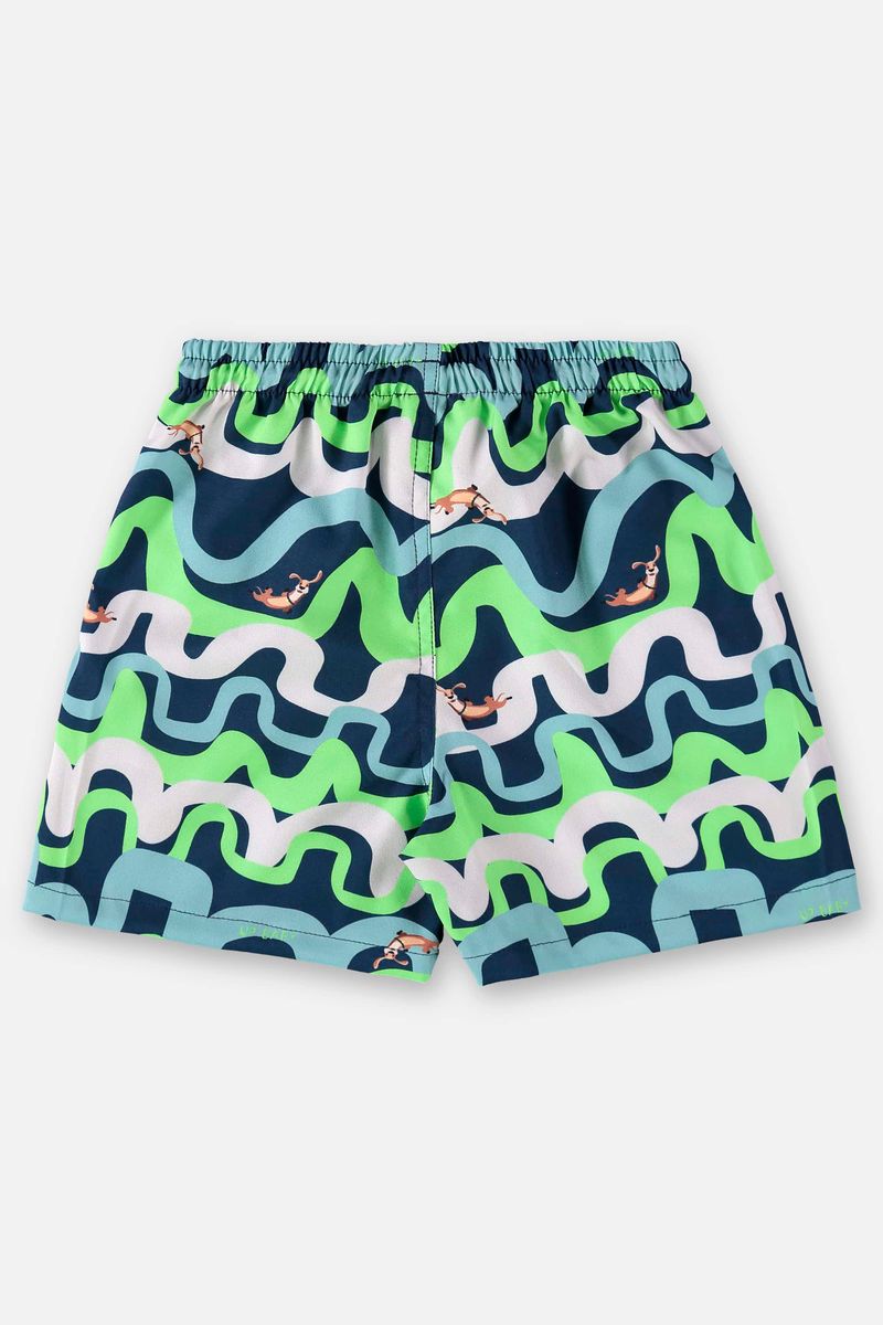 Short-Infantil-para-Menino-em-Microfibra--Azul-Marinho--Up-Baby