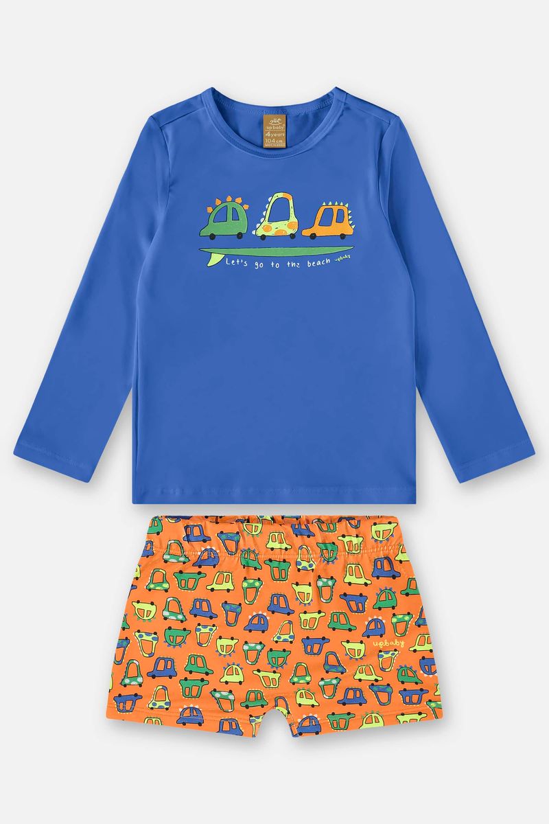 Conjunto-com-Camiseta-e-Sunga-FPS-50-Infantil--Azul--Up-Baby