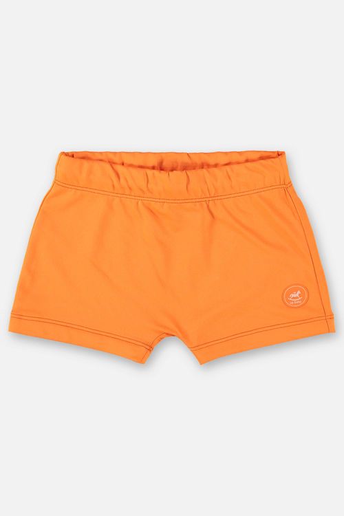 Sunga Boxer Infantil Forrada com FPS+50 (Laranja) Up Baby