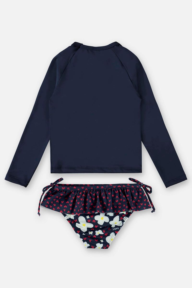 Biquini-Infantil-para-Menina-com-FPS-50-e-Forro--Azul-Marinho--Up-Baby