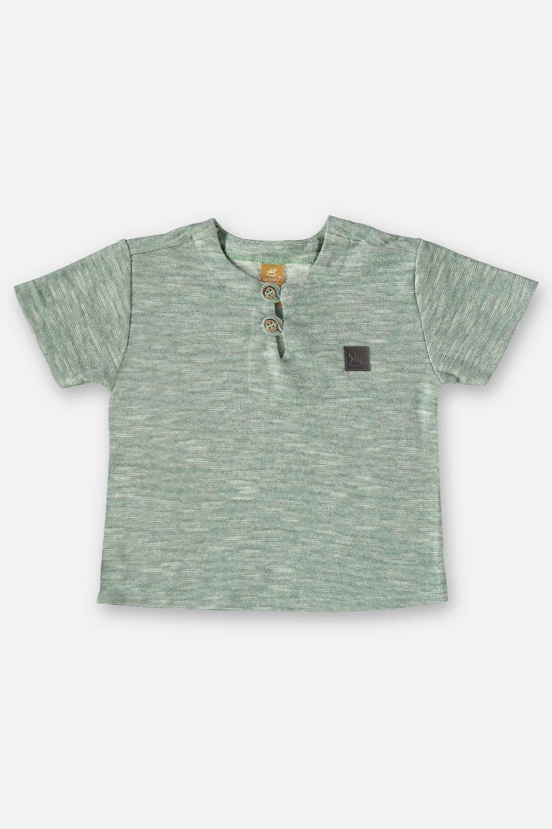 Conjunto-para-Bebe-Menino-com-Bata-e-Bermuda--Verde--Up-Baby