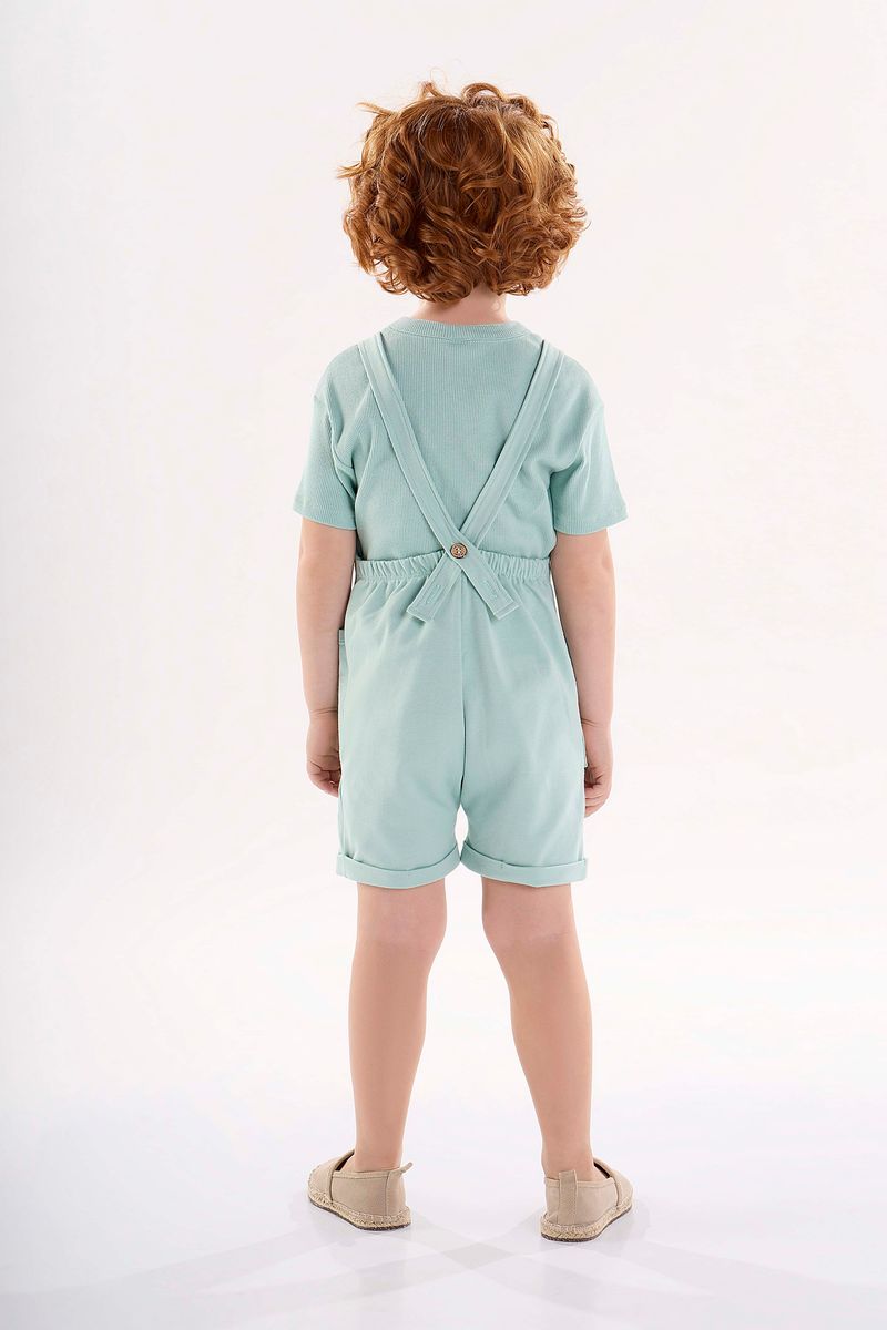 Conjunto-Blusa-e-Jardineira-Infantil-Unissex-Nature--Verde--Up-Baby