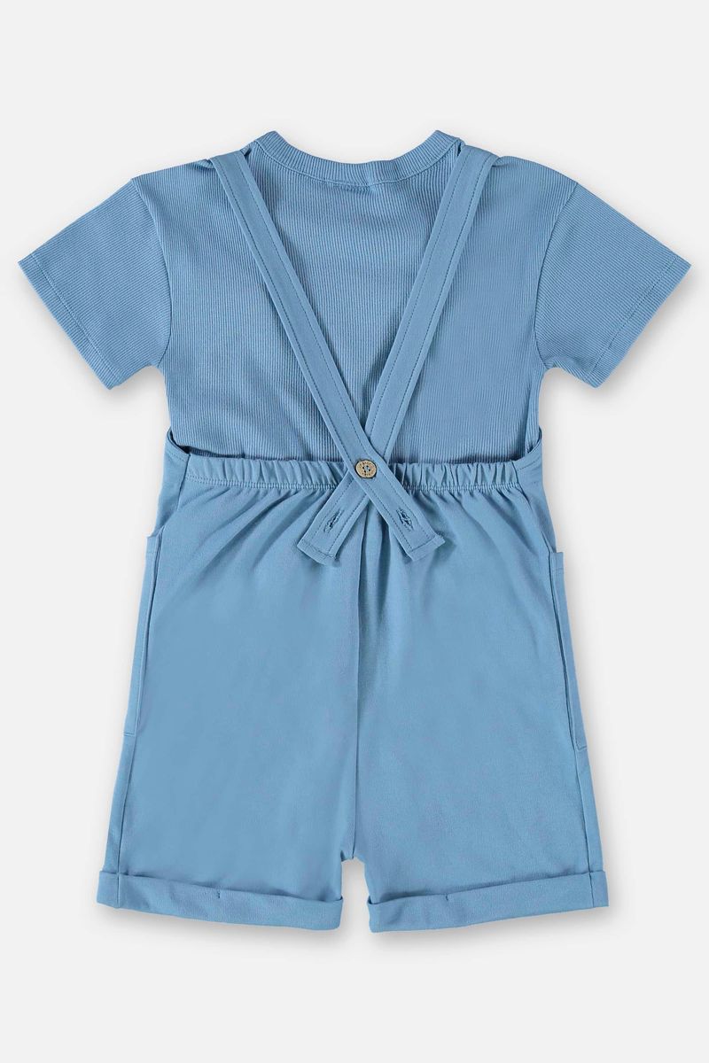 Conjunto-Blusa-e-Jardineira-Infantil-Unissex-Nature--Azul--Up-Baby