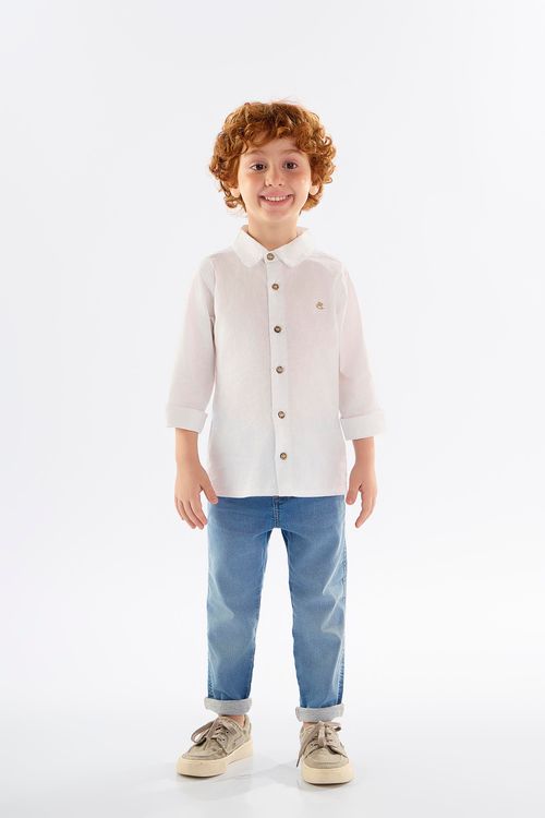 Calça Jeans Infantil Masculina (Azul) Up Baby