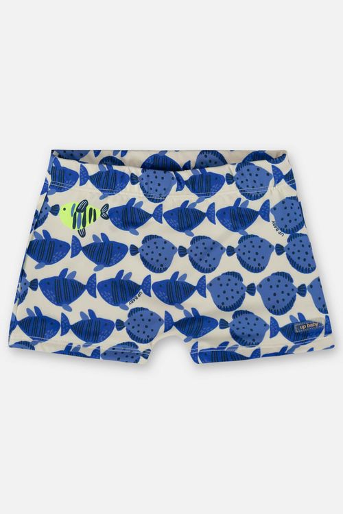 Sunga Boxer Infantil com Proteção FPS+50 (Verde) Up Baby