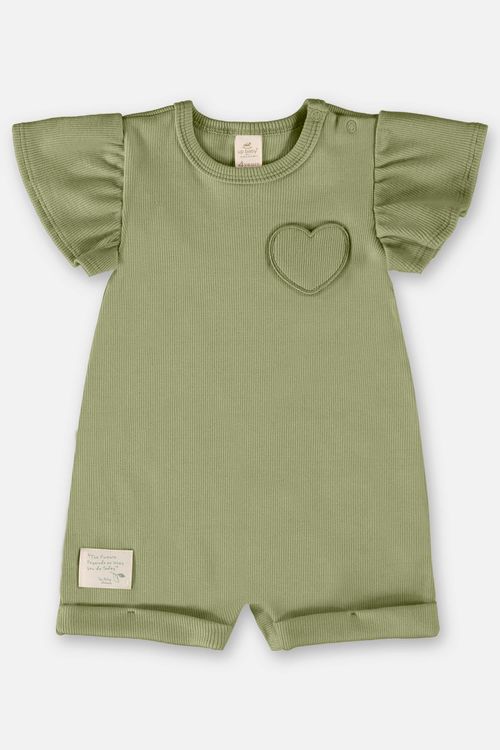 Macaquinho Nature para Bebê Menina (Verde) Up Baby