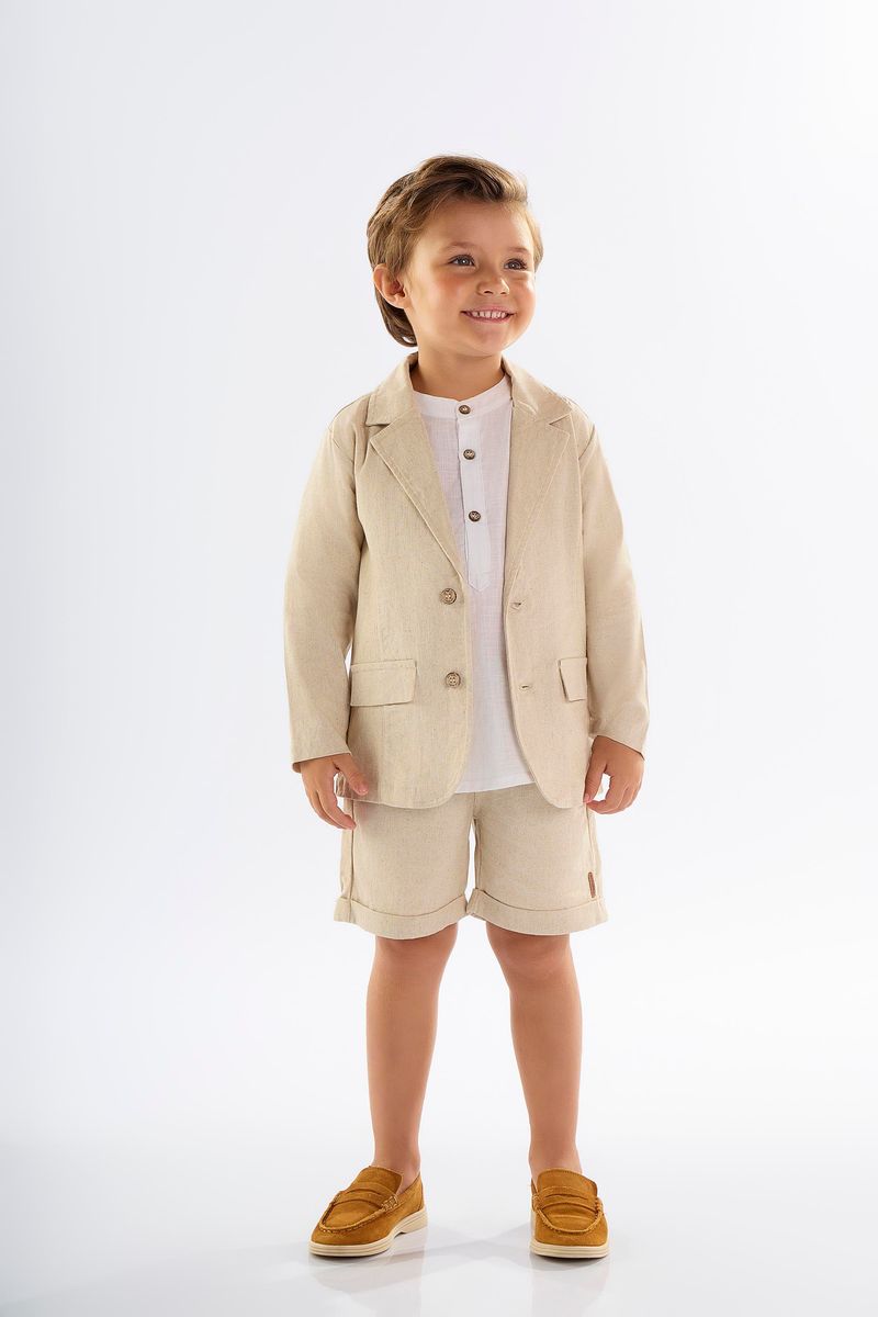 Blazer-Infantil-para-Menino-em-Linho-com-Elastano-Bege-Up-Baby