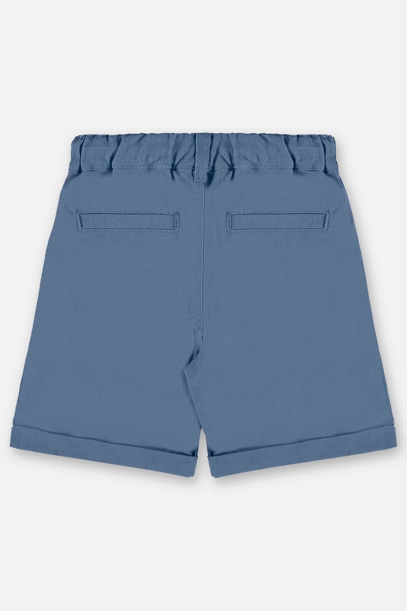 Bermuda-Infantil-para-Menino-em-Linho-com-Elastano-Azul-Up-Baby