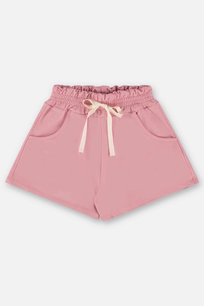 Conjunto-Infantil-para-Menina-com-Blusa-e-Short-Nature-Rosa-Up-Baby