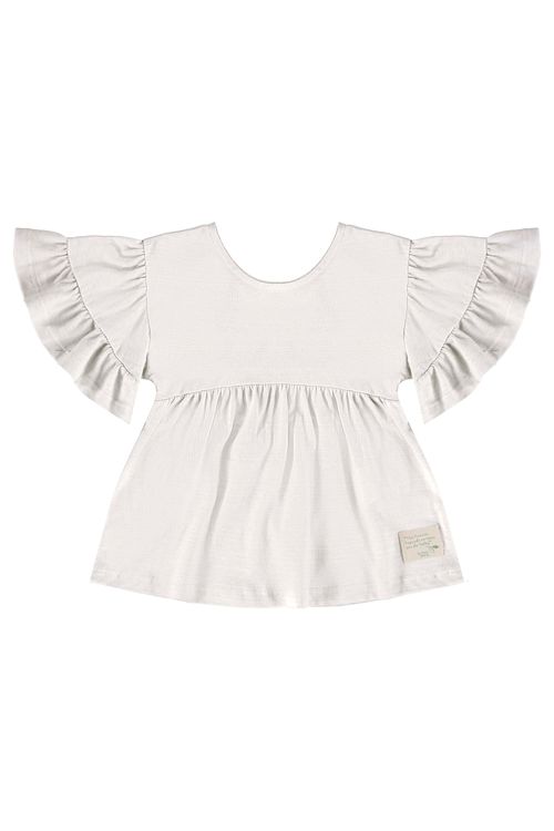 Bata Infantil para Menina Nature (Off White) Up Baby