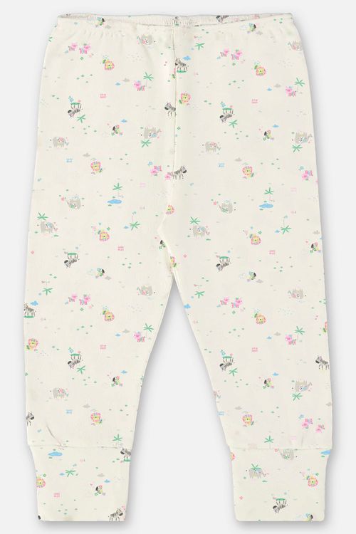 Calça para Bebê Menina em Suedine Essentials (Bege) Up Baby