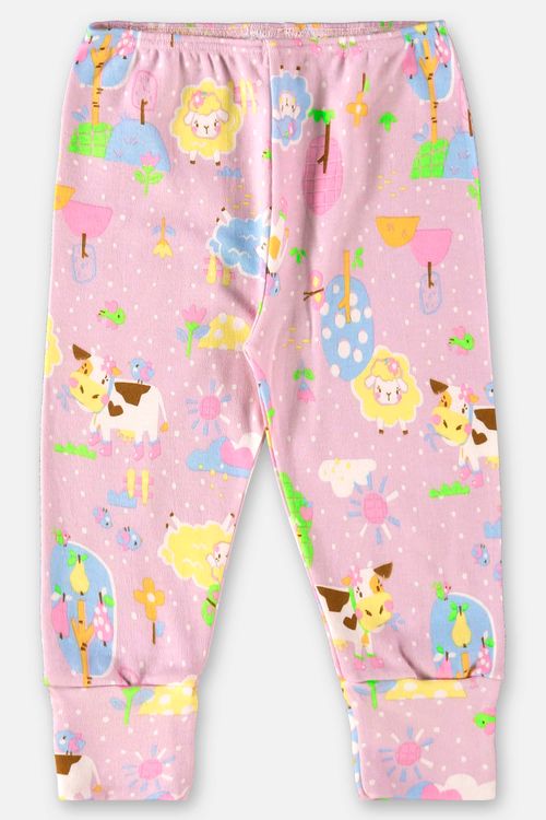 Calça para Bebê Menina em Suedine Essentials (Lilás) Up Baby