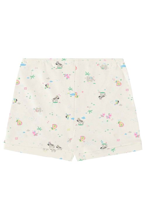 Shorts para Bebê Menina em Suedine Essentials (Bege) Up Baby