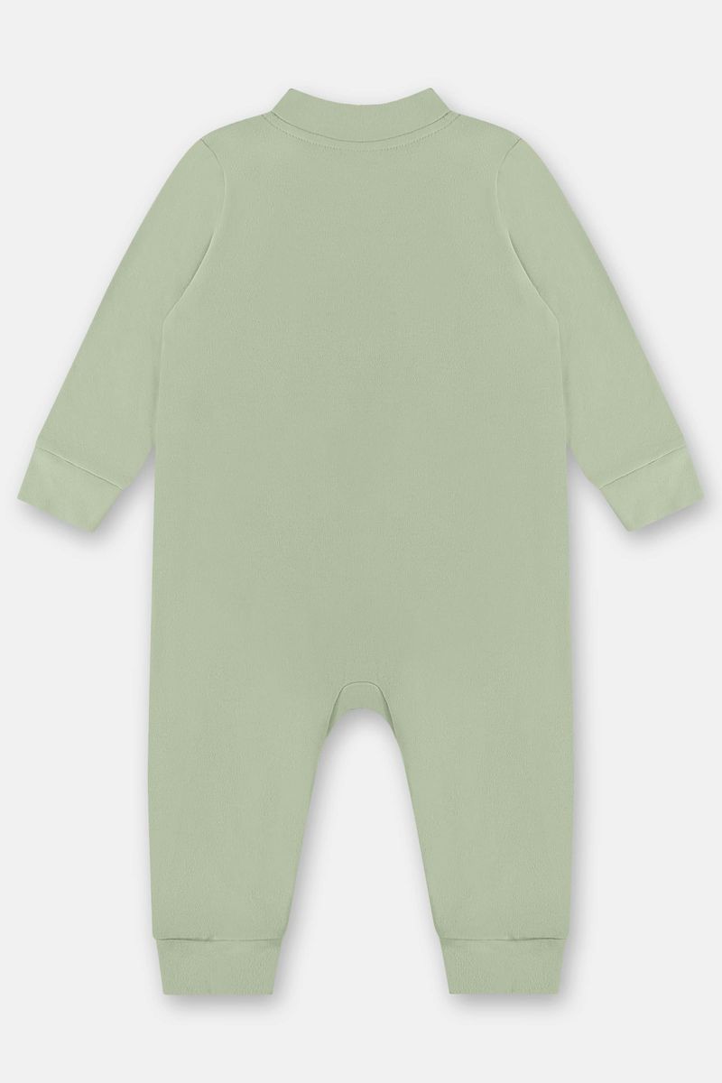Macacao-Basico-em-Suedine-Unissex-para-Bebe-Verde-Up-Baby---Costas
