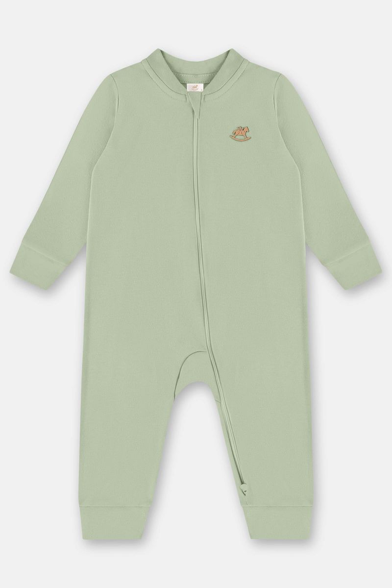 Macacao-Basico-em-Suedine-Unissex-para-Bebe-Verde-Up-Baby---Frente