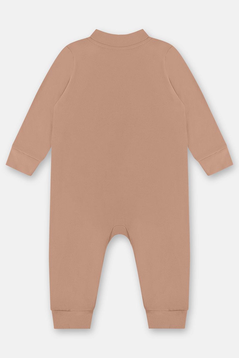 Macacao-Basico-em-Suedine-Unissex-para-Bebe-Marrom-Up-Baby---Costas