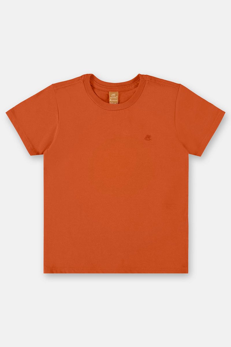 Camiseta-Infantil-Masculino-em-Meia-Malha-Laranja-Up-Baby---Frente