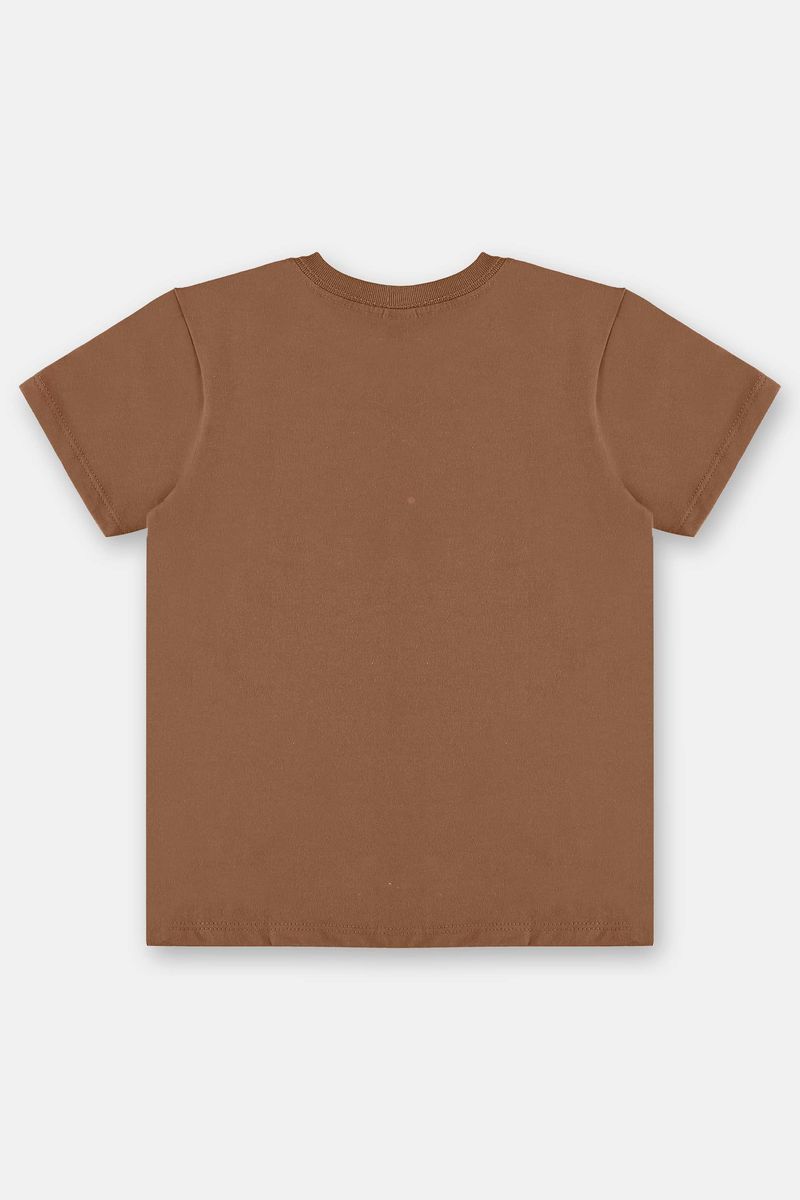 Camiseta-Infantil-Masculino-em-Meia-Malha-Marrom-Up-Baby---Costas