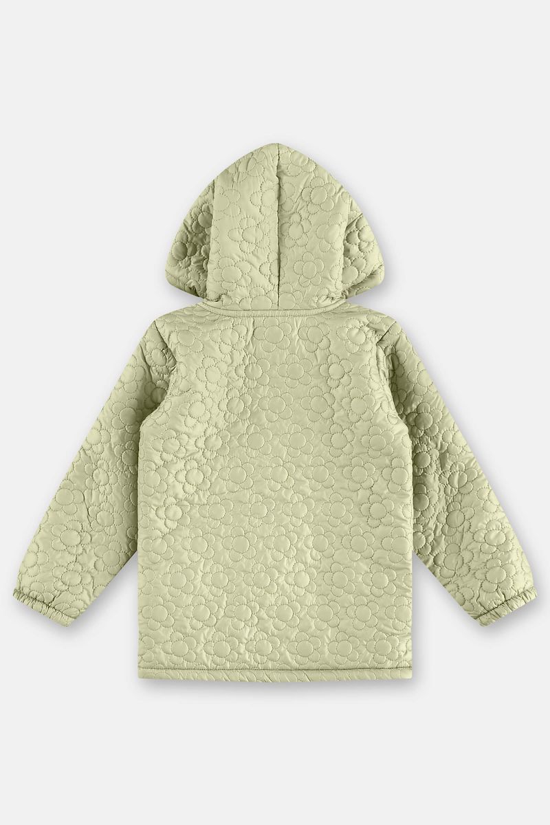 Jaqueta-Infantil-Feminino-em-Poliester-Puffer-Verde-Up-Baby---Costas