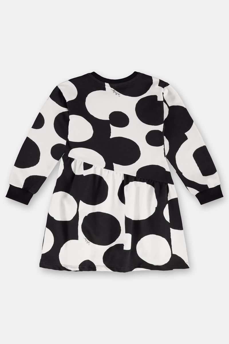 Vestido-Infantil-em-Molecotton-Manga-Longa-Preto-Up-Baby---Costas