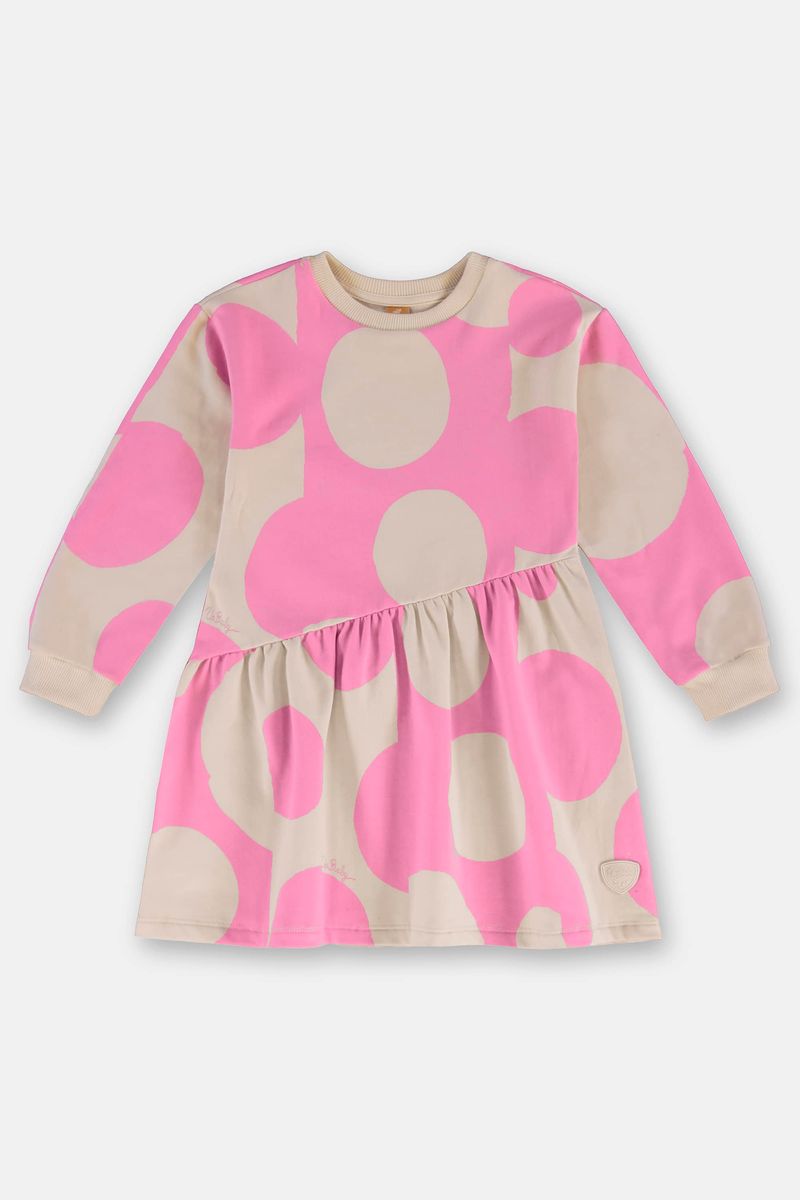 Vestido-Infantil-em-Molecotton-Manga-Longa-Rosa-Up-Baby---Costas